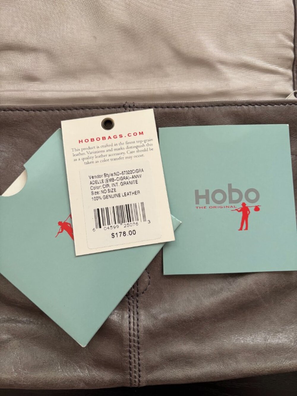 Hobo Adelle crossbody, granite - Picture 3 of 8